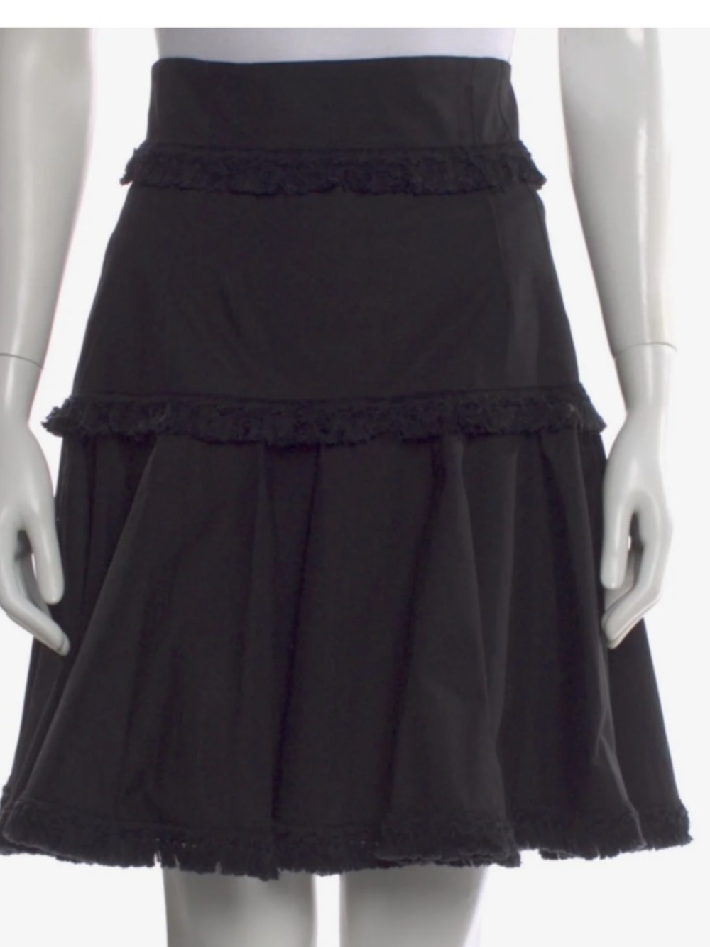 Dolce & Gabbana Cotton Tiered Mini Skirt